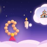 Ilustração de sonhar com santo