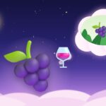 Ilustração de sonhar com uva
